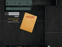 Tablet Screenshot of mysterymissions.com